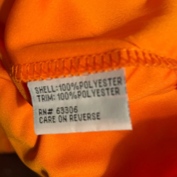 Men’s XL Wilson Jersey Round neck “T”, bright orange, breathable mesh underarm. - Picture 6 of 13